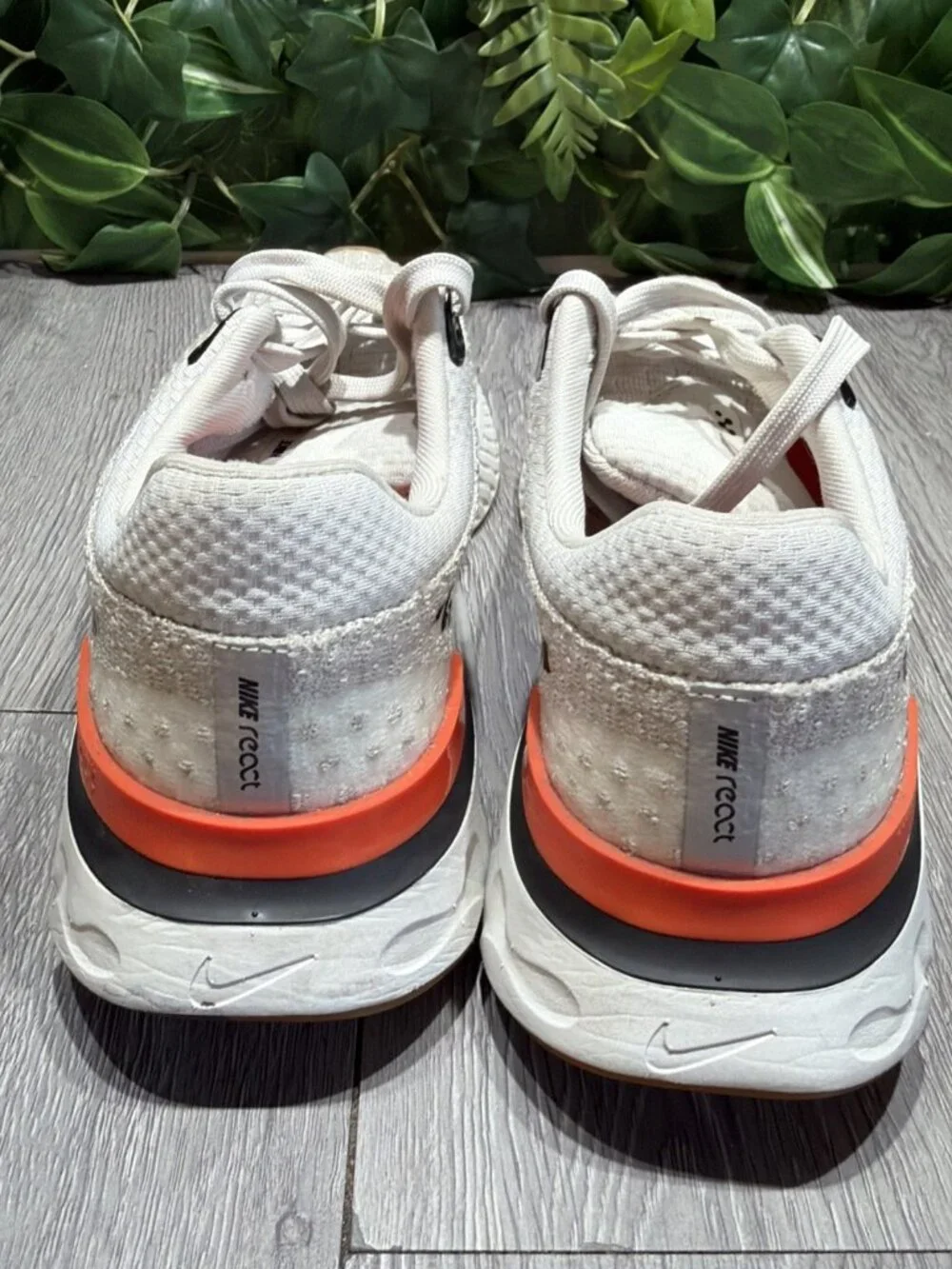 Nike React Infinity Run Flyknit2 White Black Running Shoes Sneaker Women 9.5 - Picture 5 of 10
